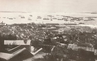 Widok na nowe nabrzeża w czasie budowy, 1914 autorstwa Unbekannt