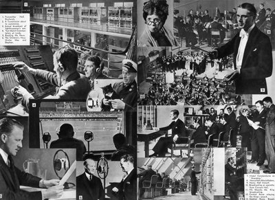 Wizyta w BBC, 1937 autorstwa Unbekannt