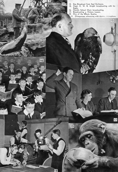 Wizyta w BBC, 1937 autorstwa Unbekannt