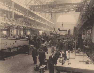 Warsztat fabryki Putiłowa, ok. godz. 1914 autorstwa Unbekannt