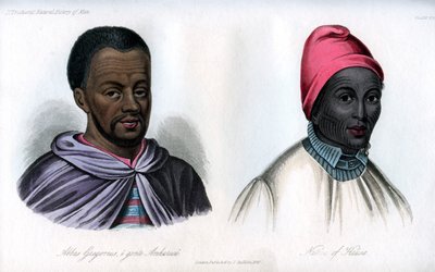Abbas Gregorius i pochodzący z Hausa, 1848 autorstwa Unbekannt