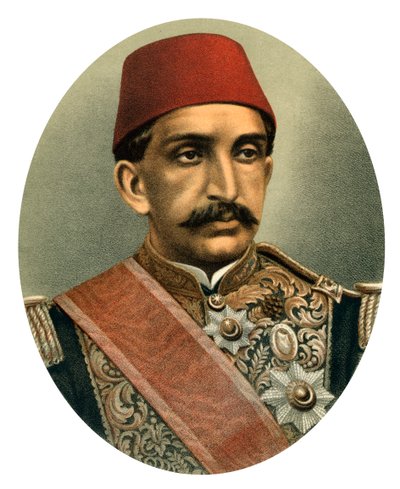 Abdul Hamid II, sułtan Turcji, koniec XIX wieku autorstwa Unbekannt