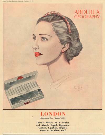 Abdulla Geografia - Londyn, 1941 autorstwa Unbekannt