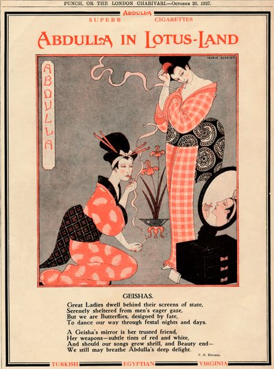 Abdulla w Kraju Lotosu - Gejsze, 1927 autorstwa Unbekannt