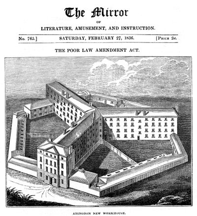 Abingdon Workhouse, Oxfordshire, zbudowany dla Związku Abingdon, 1836 autorstwa Unbekannt