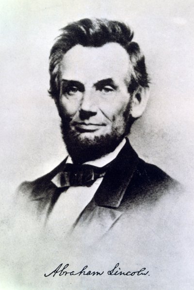 Abraham Lincoln, prezydent USA, ok. 1865 r. autorstwa Unbekannt