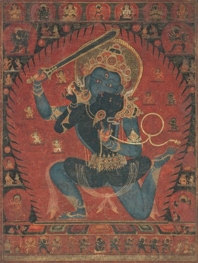 Akela z Małżonką Vishwavajari, 1525-50. autorstwa Unbekannt