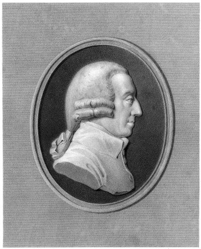 Adam Smith, XVIII-wieczny szkocki filozof i ekonomista autorstwa Unbekannt