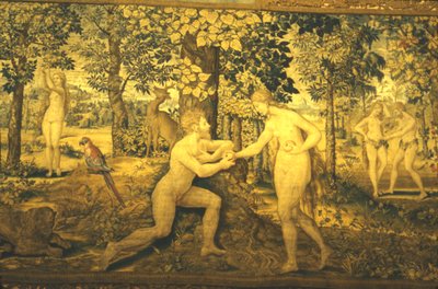 Adam i Ewa. Kuszenie, XVI w., XX w. autorstwa Unbekannt