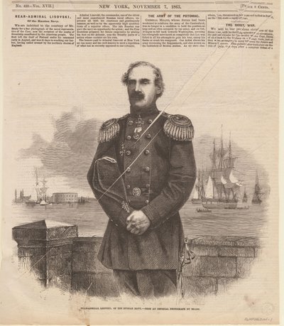 Admirał Stepan Stepanovich Lesovsky 1816-1866 w Nowym Jorku, 1863. autorstwa Unbekannt