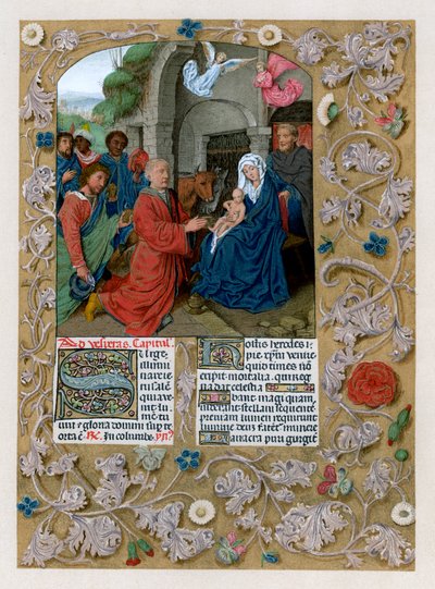 Adoracja Trzech Króli, c1490-1497 autorstwa Unbekannt