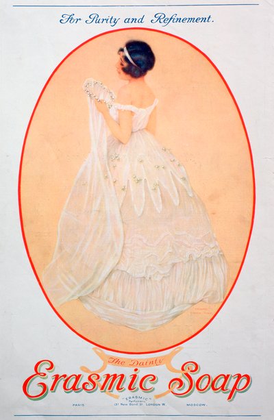 Reklama mydła Erasmic, 1920 autorstwa Unbekannt