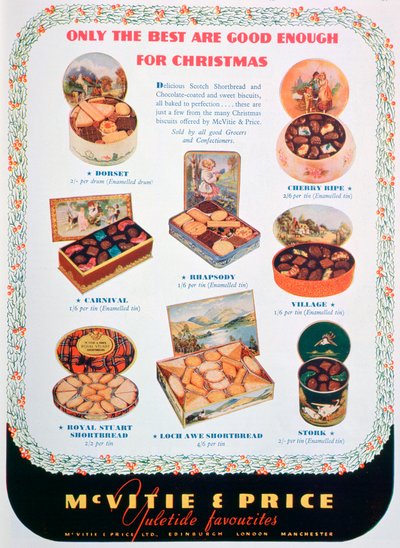 Reklama ciastek McVitie i Price, 1938 autorstwa Unbekannt