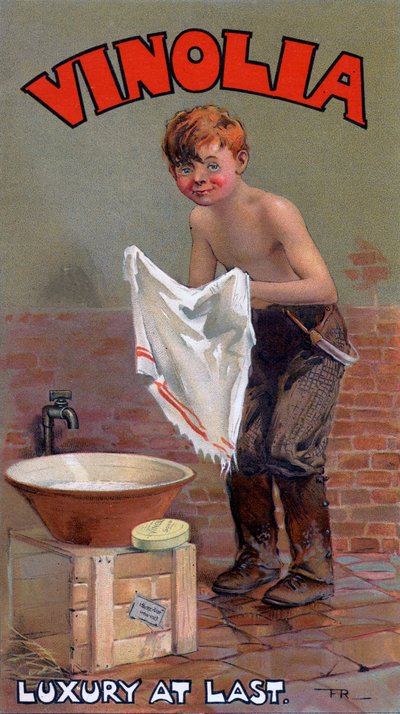 Reklama mydła Vinolia, ok. 1900 autorstwa Unbekannt