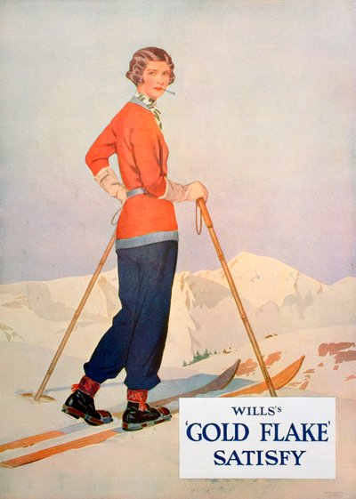 Reklama papierosów Wills Gold Flake, 1930 autorstwa Unbekannt