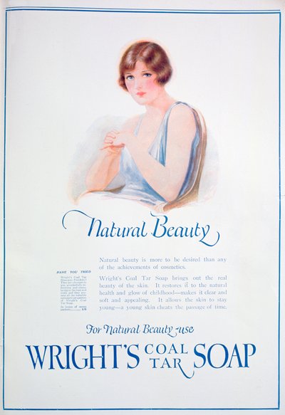 Reklama mydła smołowego Wrights, 1925 autorstwa Unbekannt