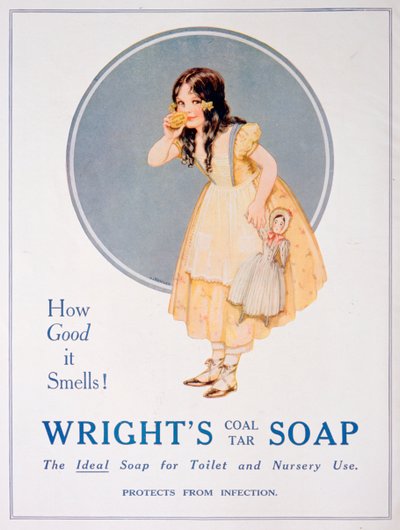 Reklama mydła smołowego Wrights, 1923 autorstwa Unbekannt