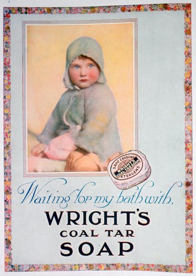 Reklama mydła smołowego Wrights, 1924 autorstwa Unbekannt