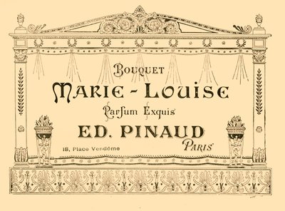 Reklama perfum Marie-Louise, 1903. autorstwa Unbekannt