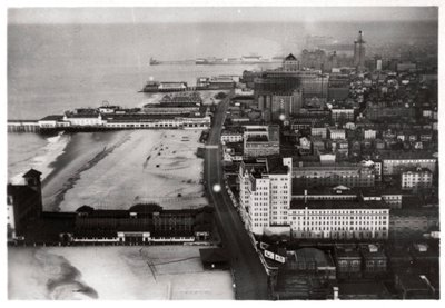 Widok z lotu ptaka na Atlantic City, New Jersey, USA, z Zeppelina, 1930 1933 autorstwa Unbekannt