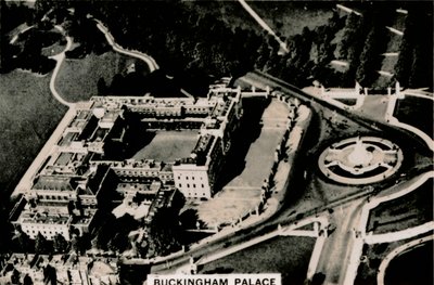 Widok z lotu ptaka na Pałac Buckingham, 1939 autorstwa Unbekannt