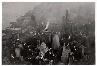 Widok z lotu ptaka na Manhattan, Nowy Jork, USA, z Zeppelina, 1928 1933 autorstwa Unbekannt