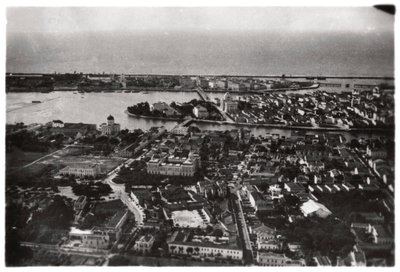 Widok z lotu ptaka na Recife, Brazylia, z Zeppelina, 1930 1933 autorstwa Unbekannt