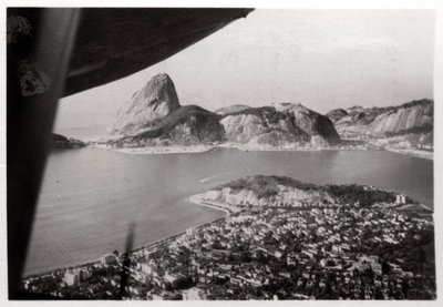 Widok z lotu ptaka na Rio de Janeiro, Brazylia, z Zeppelina, 1930 1933 autorstwa Unbekannt