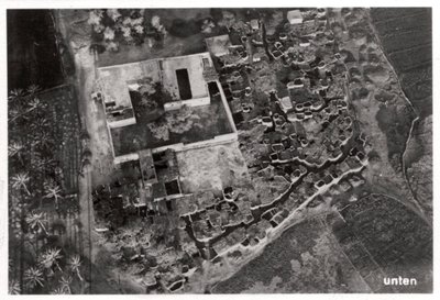 Wioska z lotu ptaka, Egipt, 1931 1933 autorstwa Unbekannt