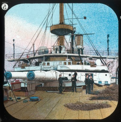 Po Barbette -- H.M.S. Zemsta, ok. 1900. autorstwa Unbekannt