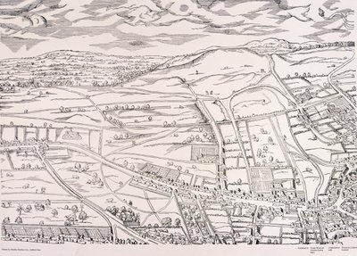 „Agas” mapa Londynu, c1561 autorstwa Unbekannt