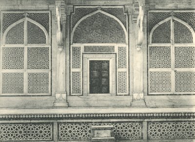 Agra. Ekran grobowca Sulima Chishtish, Futtehpur Sikri. autorstwa Unbekannt