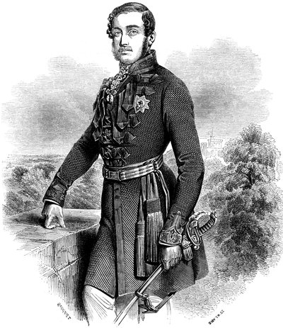 Albert 1819-1861, książę-małżonka królowej Wiktorii, 1844 autorstwa Unbekannt