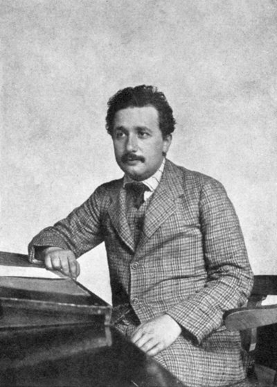 Albert Einstein 1879-1955, niemiecko-szwajcarski matematyk i fizyk teoretyczny, 1905 autorstwa Unbekannt