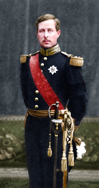 Albert I 1875-1934, król Belgów od 1909, w mundurze wojskowym autorstwa Unbekannt