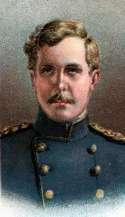Albert I 1875-1934, król Belgów od 1909, w mundurze wojskowym, 1917 autorstwa Unbekannt