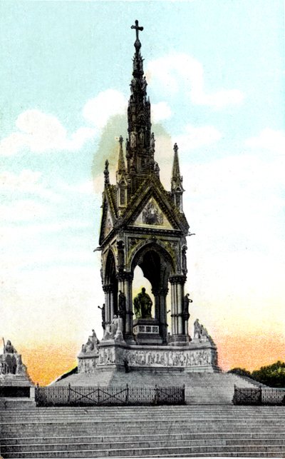 Albert Memorial, Londyn, XX wiek autorstwa Unbekannt