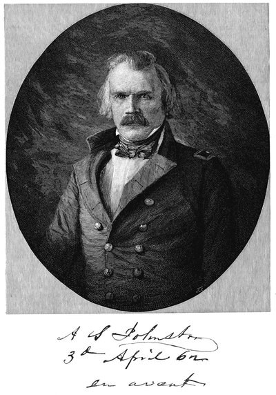 Albert Sidney Johnston, amerykański żołnierz autorstwa Unbekannt