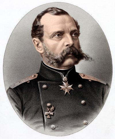 Aleksander II 1818-1881, car Rosji od 1855, c1880 autorstwa Unbekannt