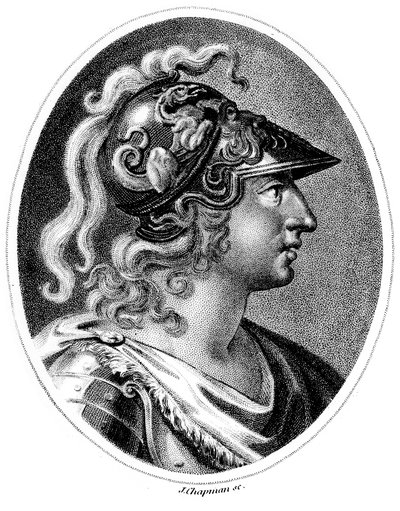 Aleksander Wielki 356-323 pne, ok. 1800 autorstwa Unbekannt