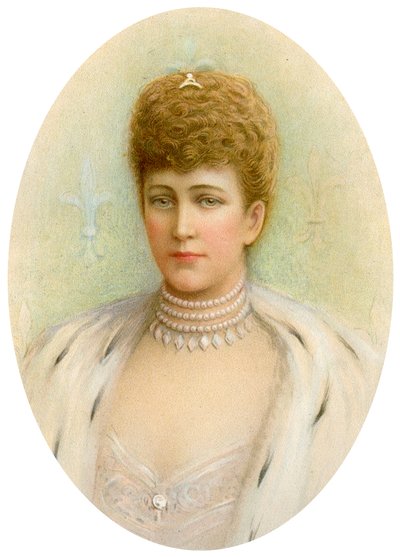 Aleksandra, królowa małżonka króla Edwarda VII Zjednoczonego Królestwa, 1905 autorstwa Unbekannt