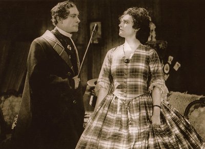 Alfred Abel i Paola Negri w „Płomieniu” autorstwa Unbekannt