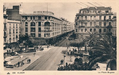 Algier - Place Bugeau, ok. 1930 autorstwa Unbekannt