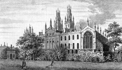 All Souls College, Uniwersytet Oksfordzki autorstwa Unbekannt