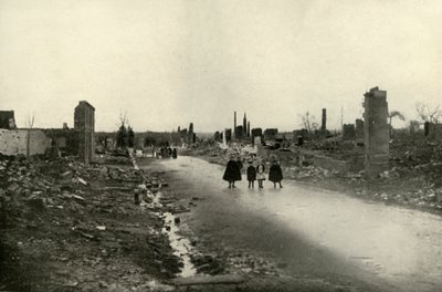 Wszystko, co pozostało z Sermaize, 1919. autorstwa Unbekannt