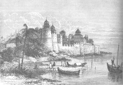 Allahabad, ok. 1880 r autorstwa Unbekannt