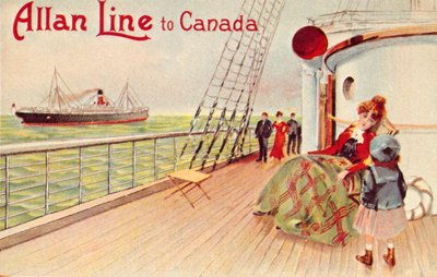 Linia Allana do Kanady, ok. 1900. autorstwa Unbekannt