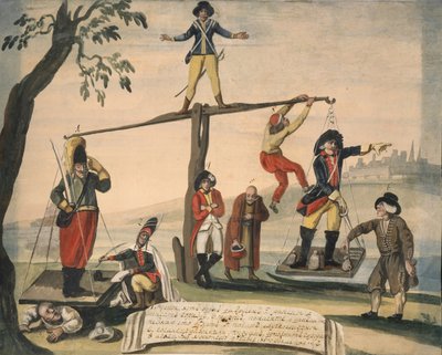 Alegoria Europy w 1791, 1791 autorstwa Unbekannt