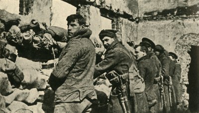 Żołnierze alianccy we Flandrii, I wojna światowa, 1915, ok. 1920. autorstwa Unbekannt