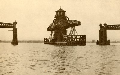 Most obrotowy Alloa, 1930. autorstwa Unbekannt